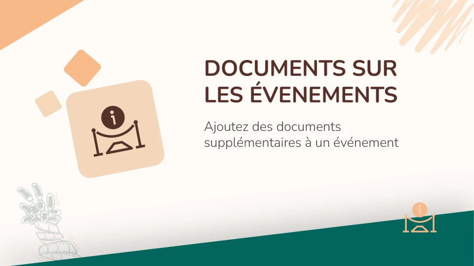 Documents sur les événements