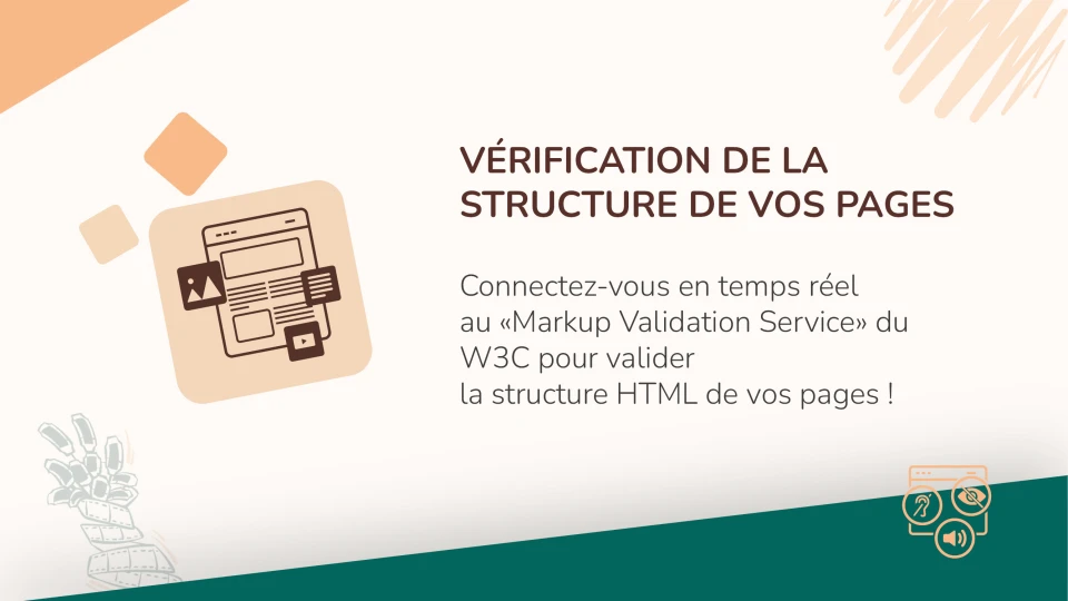 Vérification de la structure de vos pages