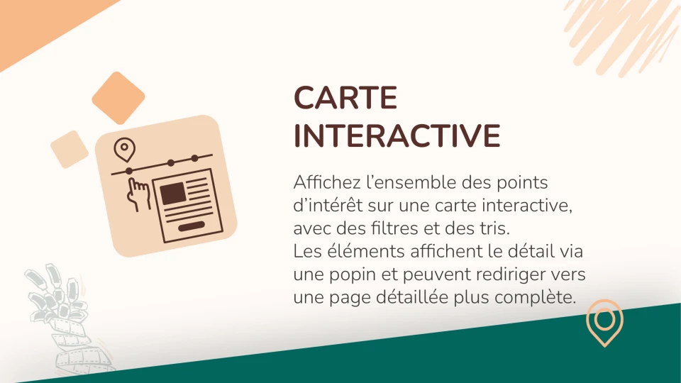 Carte interactive