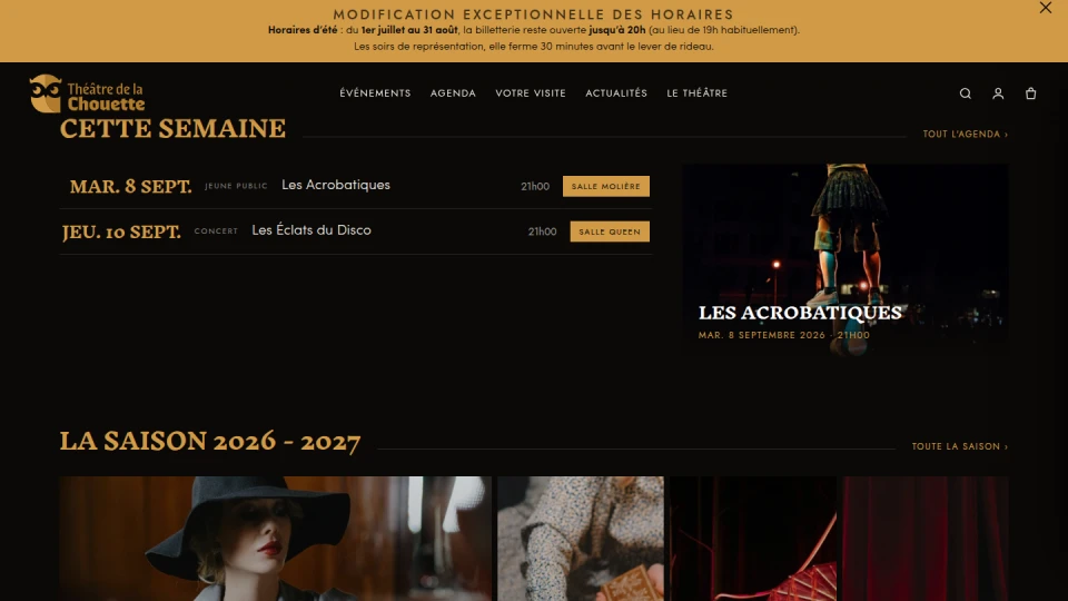 Evénements à l'affiche